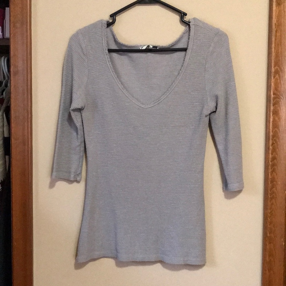 3/4 length vneck